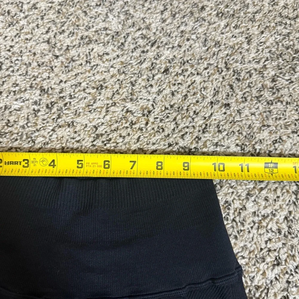 Free People Movement Black Athletic Leggings with Ribbed Texture Womens Size XS - Picture 9 of 9